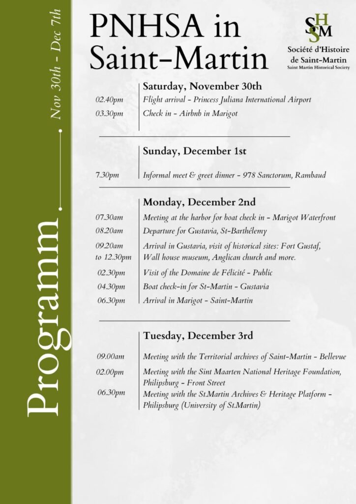 PNHSA in Saint-Martin – Cultural Exchange & Historical Tour