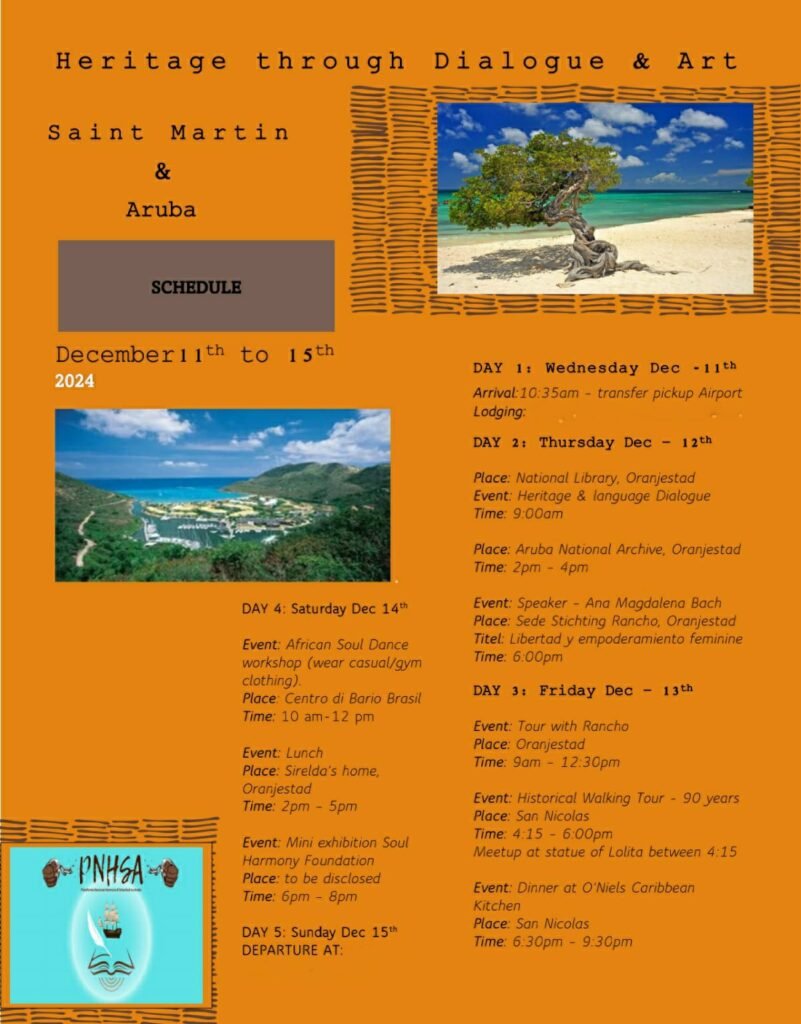Heritage through Dialogue & Art – Saint Martin & Aruba 2024
